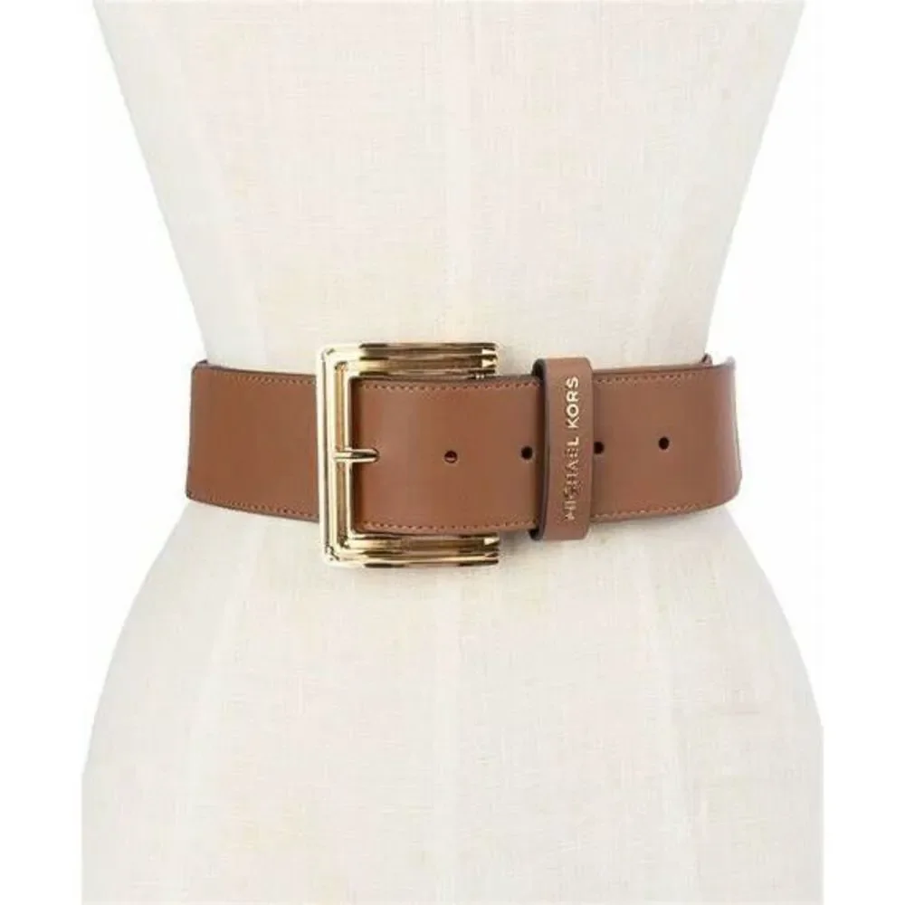 Michael Kors Women's Stretch Belt - Gold Size Large/Extra Large L/XL